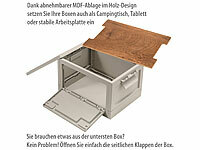 ; Faltbare Aufbewahrungsboxen mit Deckel und seitlichen Klappen, transparent Faltbare Aufbewahrungsboxen mit Deckel und seitlichen Klappen, transparent Faltbare Aufbewahrungsboxen mit Deckel und seitlichen Klappen, transparent 