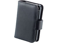 Xcase Schutztasche m. Geldschein & EC-Kartenfach für iPhone 4/4s, schwarz