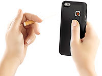 Xcase Smartphone-Hülle m. Zigarettenanzünder für iPhone 5/5s/SE, schwarz