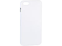 Xcase Ultradünnes Schutzcover für iPhone 5/5s/SE, weiß, 0,3 mm; iPhone-5-Hüllen iPhone-5-Hüllen 