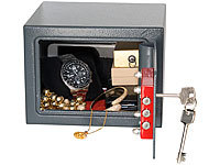 Xcase Kompakter Stahlsafe mit 2 Doppelbart-Schlüsseln, 5 Liter; Tresore mit Zahlenschloss Tresore mit Zahlenschloss Tresore mit Zahlenschloss Tresore mit Zahlenschloss 
