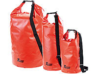 Xcase Urlauber-Set wasserdichte Packsäcke 16/25/70 Liter, rot; Canvas-Reisetaschen Canvas-Reisetaschen Canvas-Reisetaschen 