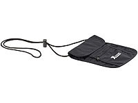 Xcase Unisex Brustbeutel mit 4 Taschen, 1 Stifthalter, 255 x 145 mm, schwarz; RFID-Kartenetuis RFID-Kartenetuis 