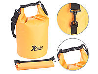 Xcase Wasserdichter Packsack, strapazierfähige Industrie-Plane, 10 l, orange