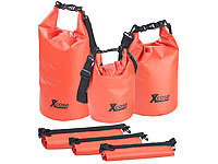 Xcase 3er-Set Wasserdichte Packsäcke aus Lkw-Plane, 5/10/20 Liter, rot; Canvas-Reisetaschen Canvas-Reisetaschen Canvas-Reisetaschen Canvas-Reisetaschen 