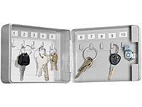 Xcase Mini-Stahl-Schlüsselschrank für 10 Schlüssel, mit Sicherheitsschloss; Tresore mit Zahlenschloss Tresore mit Zahlenschloss Tresore mit Zahlenschloss Tresore mit Zahlenschloss 