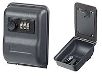 Xcase Mini-Schlüssel-Safe zur Wandmontage, 0,8-mm-Stahl, Zahlenschloss