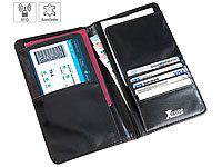 Xcase Reise-Organizer mit RFID-Schutz für Reisepass, Kreditkarte & Co.; CD/DVD-Taschen 