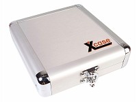 Xcase Aluminium CD-Box für 20 CDs