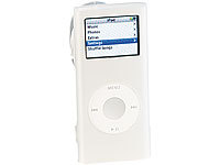 Xcase Silikon-Hülle für iPod nano 1 + 2 mit Kabel-Manager, weiß