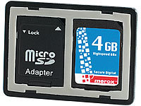 Xcase SD-/MMC Speicherkarten-Safe im Kreditkartenformat
