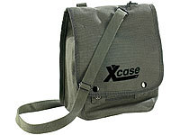Xcase Canvas-Schultertasche 10 Liter mit Umhängegurt