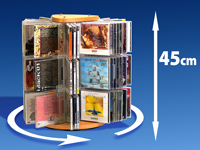 Xcase CD Rack Delta 99 für 99 CDs  drehbar