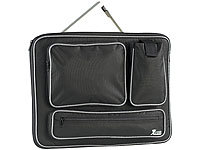 Xcase 17" Notebook-Sleeve mit 3 aufgesetzten Taschen "Shock Absorber"