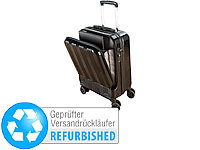 Xcase Handgepäck-Trolley mit Laptop-Fach, Versandrückläufer; Staub- und wasserdichte Mini-Koffer 