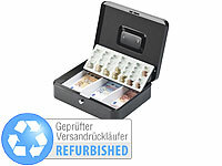 Xcase Tresor-Geldkassette, Geldkassette mit Münzbrett