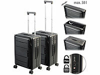 Xcase Hartschalen Trolley; Staub- und wasserdichte Mini-Koffer Staub- und wasserdichte Mini-Koffer Staub- und wasserdichte Mini-Koffer 